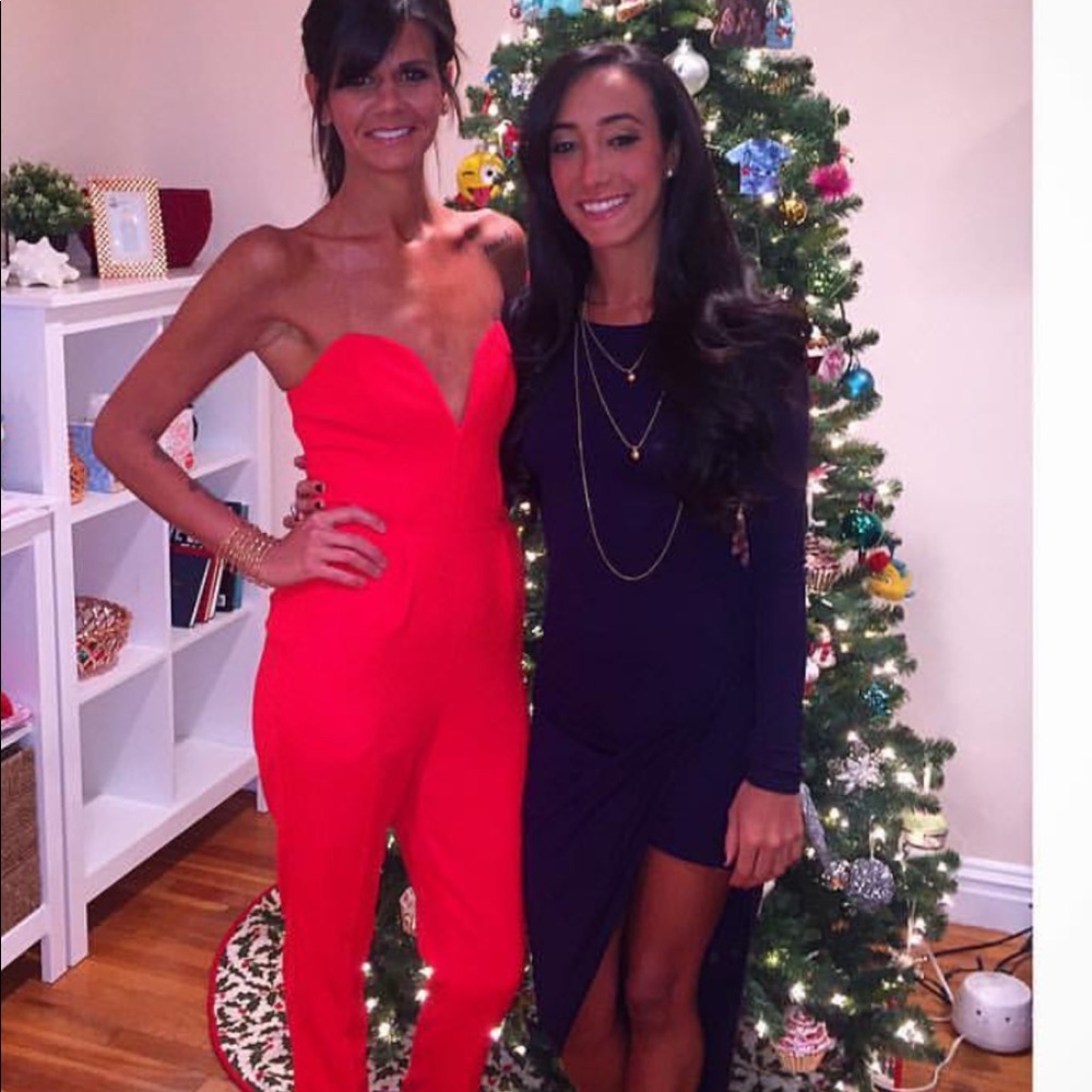 Amanda Uprichard Red Jumpsuit